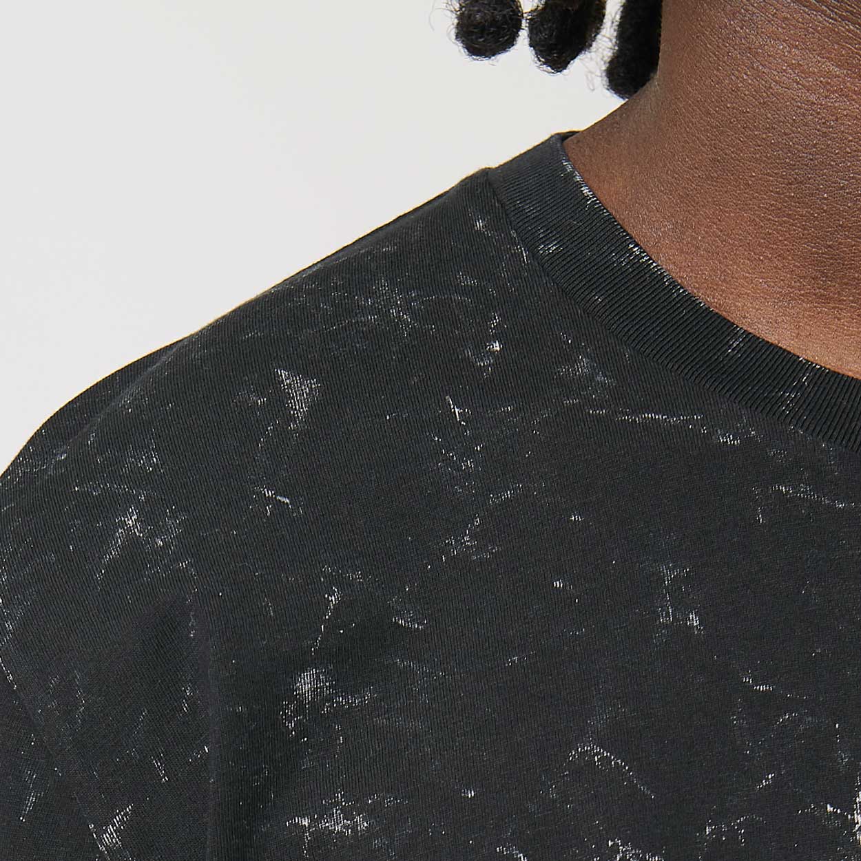 krawutisch T-Shirt zoom schwarz verwaschen