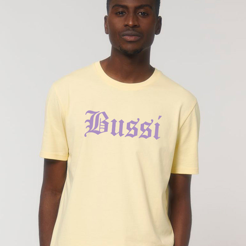 BUSSI T-Shirt BUSSI DELUXE - butter & lila