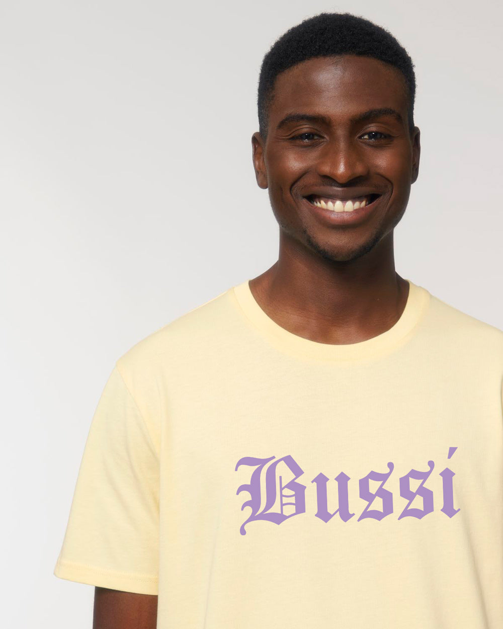 BUSSI T-Shirt BUSSI DELUXE - butter & lila