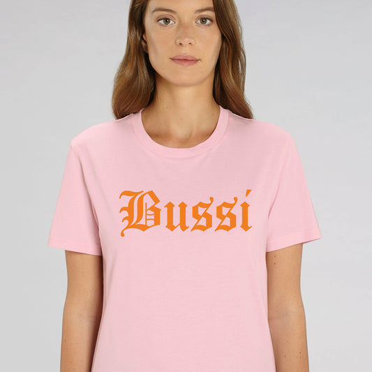 BUSSI T-Shirt BUSSI DELUXE - cotton pink und orange