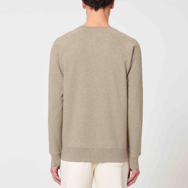 BUSSI DELUXE Sweater FRIEDE SEI LEIWAND - sand neon gelb