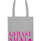 GFRASTSACKL Baumwolltasche - Grau Neonpink