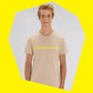 auf SOMMERFRISCHE T-Shirt BUSSI DELUXE - desert dust & gelb