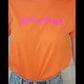 BUSSI DELUXE T-Shirt GOSCHAT - knallorange & neonpink