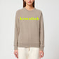 BUSSI DELUXE Sweater KRAWUTISCH - neongelb & sand